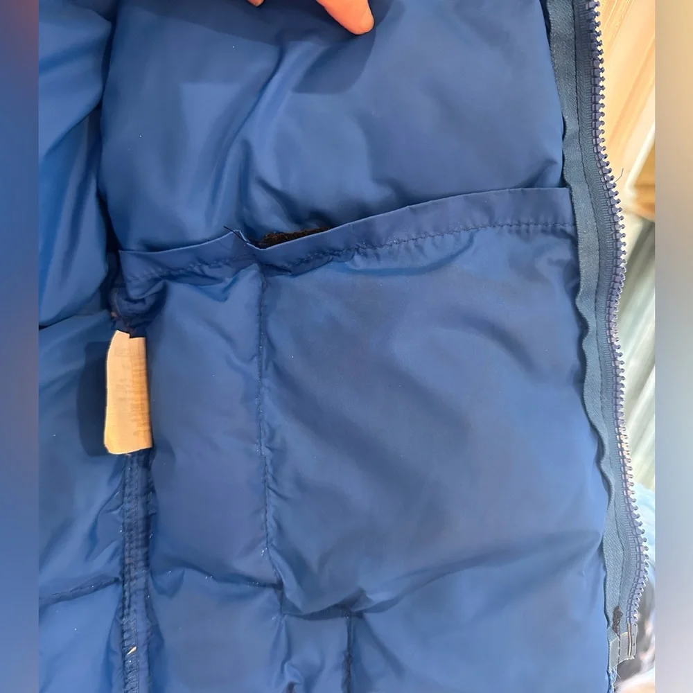 VINTAGE Schott NYC 1970s Sportswear Down Et Plume Puffer Vest - Picture 5 of 8